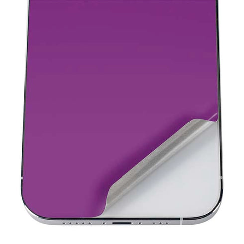 Purple Solid iPhone 12 Pro Max Skin