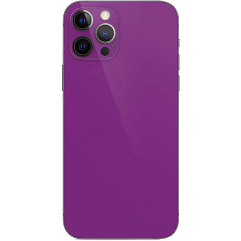 Purple Solid iPhone 12 Pro Skin