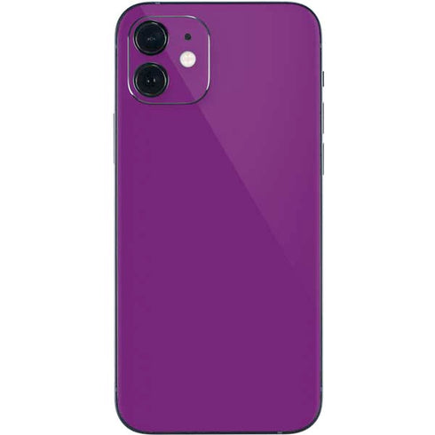 Purple Solid iPhone 12 Skin