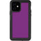 Purple Solid iPhone 12 Waterproof Case
