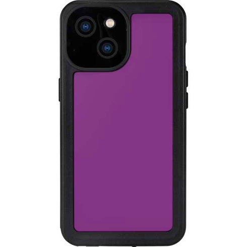 Purple Solid iPhone 13 Mini Waterproof Case