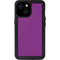 Purple Solid iPhone 13 Mini Waterproof Case