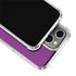 Purple Solid iPhone 13 Pro Clear Case
