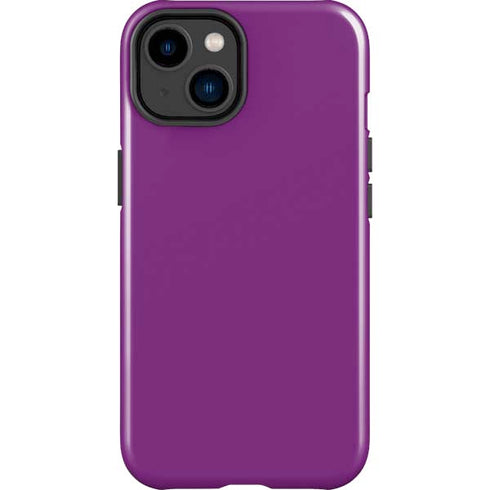 Purple Solid iPhone 14 Plus Impact Case
