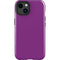 Purple Solid iPhone 14 Plus Impact Case