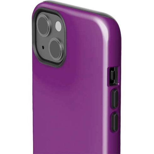 Purple Solid iPhone 14 Plus Impact Case