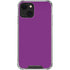 Purple Solid iPhone 14 Plus Clear Case