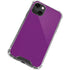 Purple Solid iPhone 14 Plus Clear Case