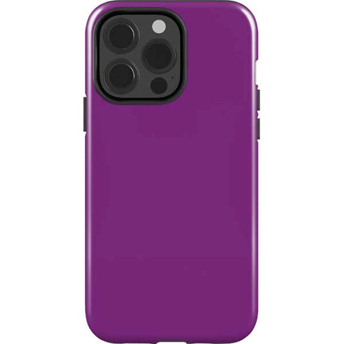 Purple Solid iPhone 14 Pro Impact Case