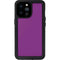 Purple Solid iPhone 14 Pro Max Waterproof Case