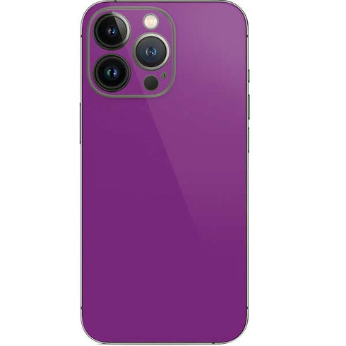 Purple Solid iPhone 14 Pro Skin