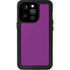 Purple Solid iPhone 14 Pro Waterproof Case