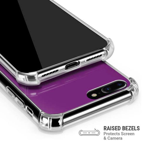 Purple iPhone 7/8 Plus Clear Case