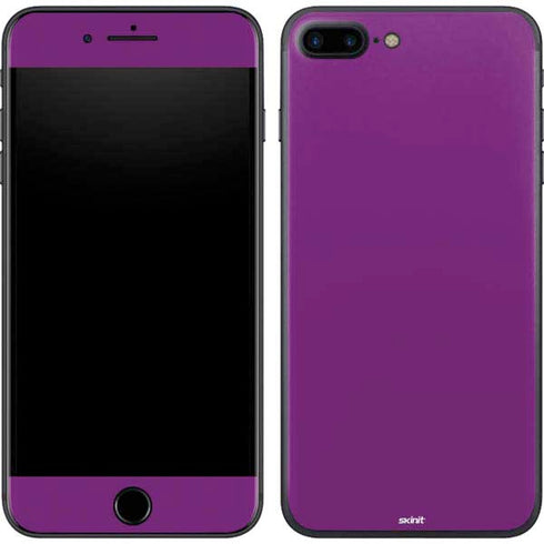 Purple Solid iPhone 8 Plus Skin