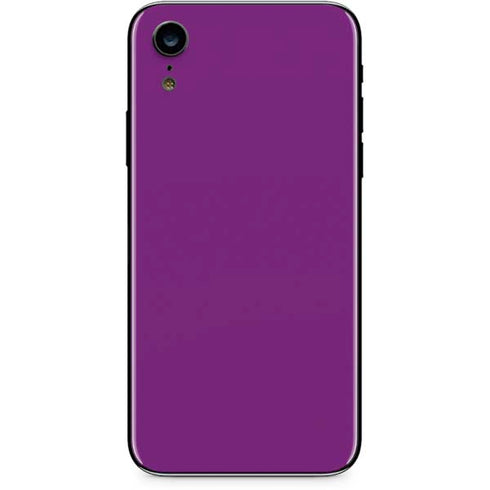 Purple Solid iPhone XR Skin