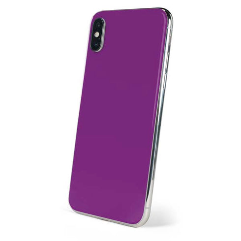 Purple Solid iPhone XS Skin