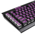 Purple Solid K95 RGB PLATINUM Mechanical Gaming Keyboard Skin