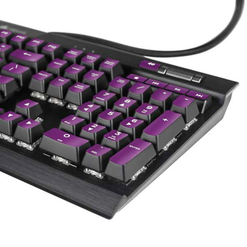 Purple Solid K95 RGB PLATINUM Mechanical Gaming Keyboard Skin