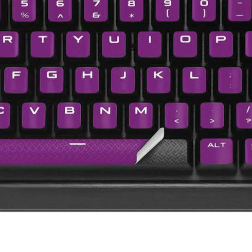 Purple Solid K95 RGB PLATINUM Mechanical Gaming Keyboard Skin