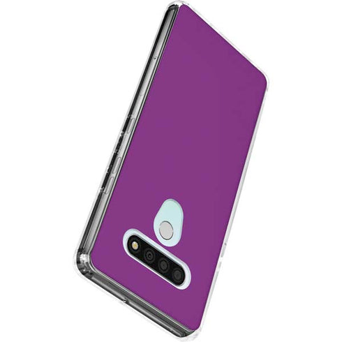 Purple LG Stylo 6 Clear Case