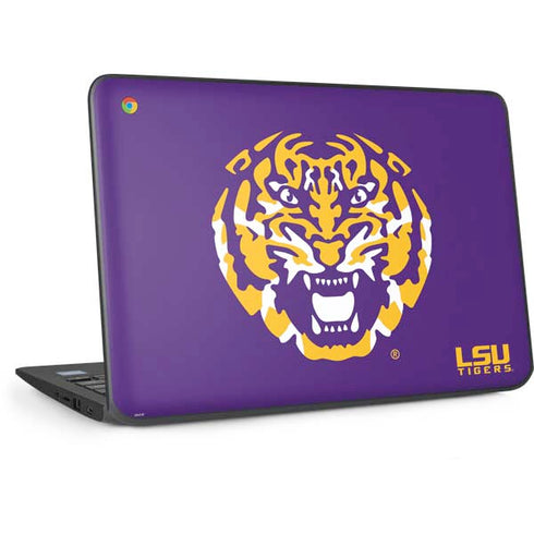 Louisiana State University - LSU Purple Tiger Mascot HP Chromebook Skin