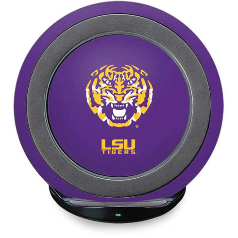 Louisiana State University - LSU Purple Tiger Mascot Fast Charge Wireless Charging Stand Skin