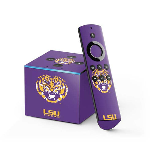 Louisiana State University - LSU Purple Tiger Mascot Fire TV Cube Skin