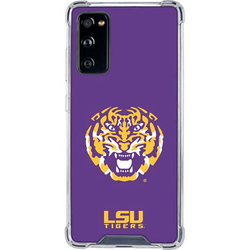 Louisiana State University - LSU Purple Tiger Mascot Galaxy S20 FE Clear Case