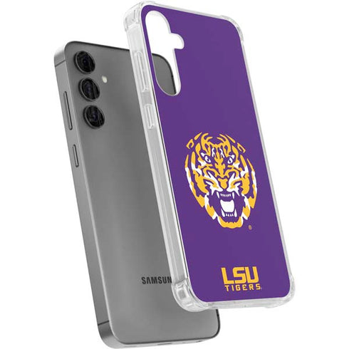 Louisiana State University - LSU Purple Tiger Mascot Galaxy S24 Plus Clear Case