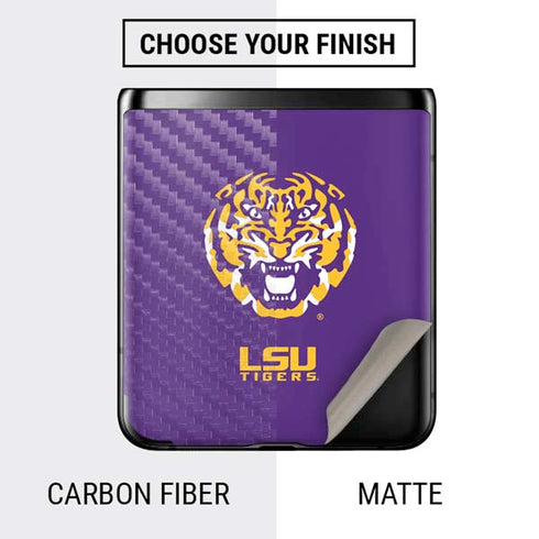 Louisiana State University - LSU Purple Tiger Mascot Galaxy Z Flip Skin