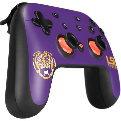 Louisiana State University - LSU Purple Tiger Mascot Google Stadia Controller Skin