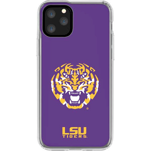 Louisiana State University - LSU Purple Tiger Mascot iPhone 11 Pro Clear Case