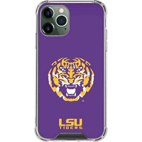 Louisiana State University - LSU Purple Tiger Mascot iPhone 12 Pro Clear Case