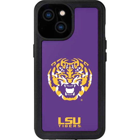 Louisiana State University - LSU Purple Tiger Mascot iPhone 15 Waterproof Case