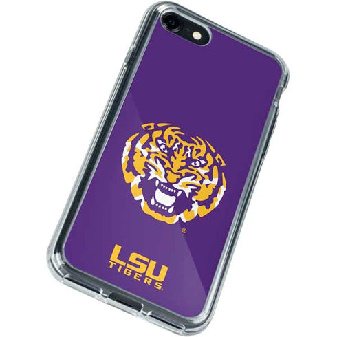 Louisiana State University - LSU Purple Tiger Mascot iPhone SE (2nd & 3rd Gen) Clear Case