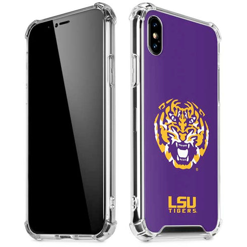 Louisiana State University - LSU Purple Tiger Mascot iPhone XS Max Clear Case