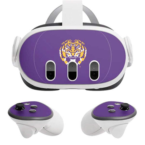 Louisiana State University - LSU Purple Tiger Mascot Meta Quest 3 Skin