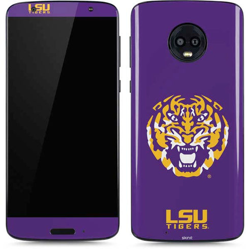 Louisiana State University - LSU Purple Tiger Mascot Moto G6 Skin