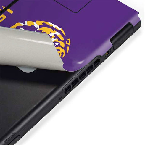 Louisiana State University - LSU Purple Tiger Mascot Nintendo Switch Bundle Skin