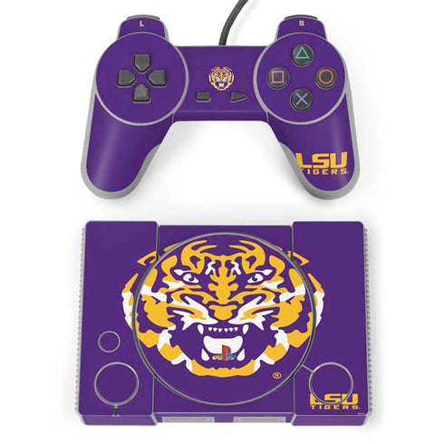 Louisiana State University - LSU Purple Tiger Mascot PlayStation Classic Bundle Skin