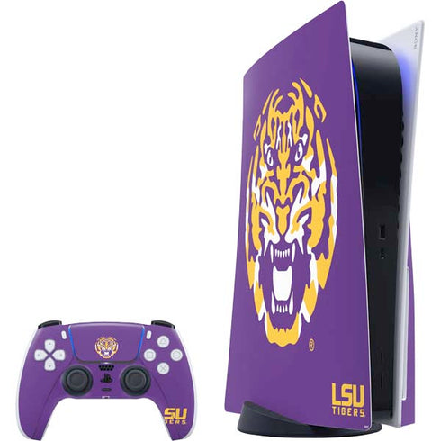 Louisiana State University - LSU Purple Tiger Mascot PS5 Bundle Skin