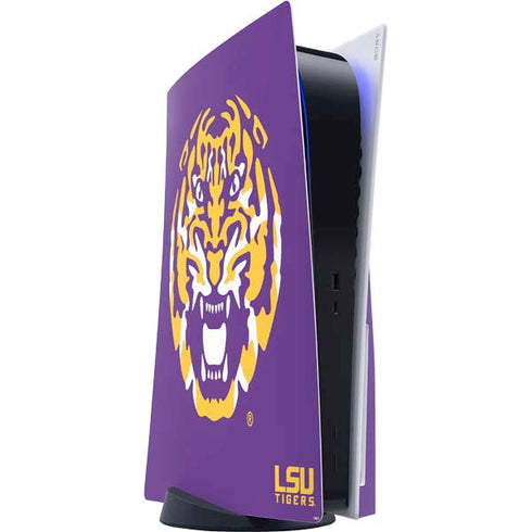 Louisiana State University - LSU Purple Tiger Mascot PS5 Console Skin