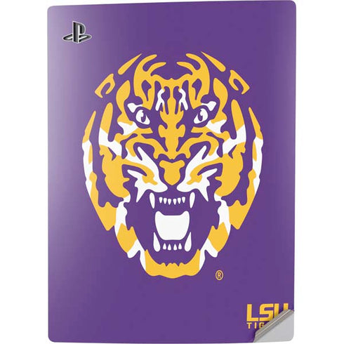 Louisiana State University - LSU Purple Tiger Mascot PS5 Digital Edition Console Skin