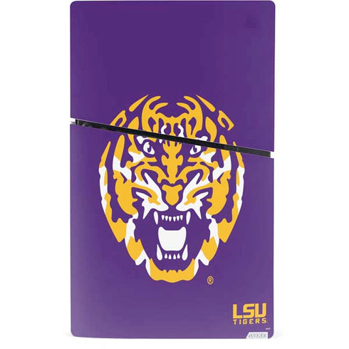 Louisiana State University - LSU Purple Tiger Mascot PS5 Slim Digital Edition Bundle Skin