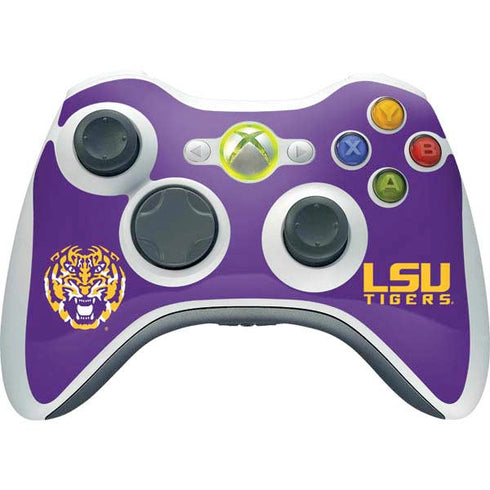 Louisiana State University - LSU Purple Tiger Mascot Xbox 360 Wireless Controller Skin