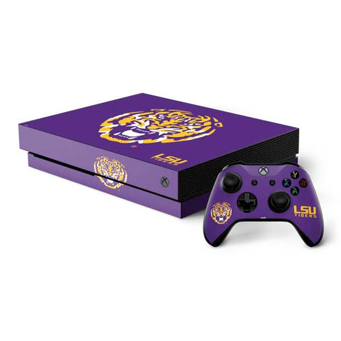 Louisiana State University - LSU Purple Tiger Mascot Xbox One X Bundle Skin