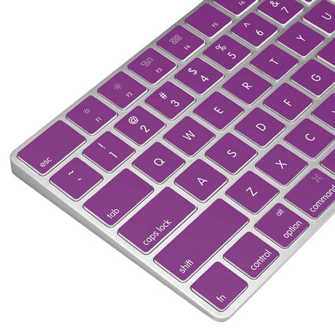 Purple Solid Magic Keyboard Skin