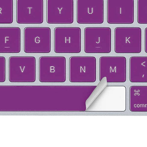 Purple Solid Magic Keyboard Skin