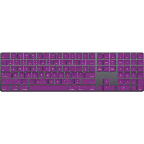 Purple Solid Magic Keyboard with Numeric Keypad Skin