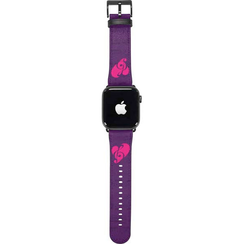 Purple Musical Notes Apple Watch Band 42-44mm